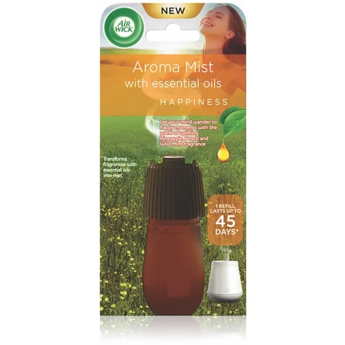 Air Wick Aroma Mist Happiness nadomestno polnilo za aroma difuzor 20 ml