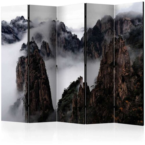  Paravan u 5 dijelova - Sea of clouds in Huangshan Mountain China II [Room Dividers] 225x172 Cijene