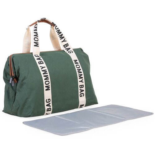Childhome Mommy Bag Canvas Green torba za previjanje 55 x 30 x 40 cm 1 kom Slike