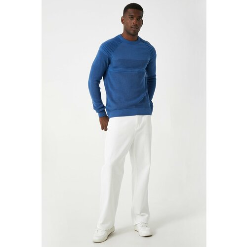 Koton Men's Blue Sweater Cene