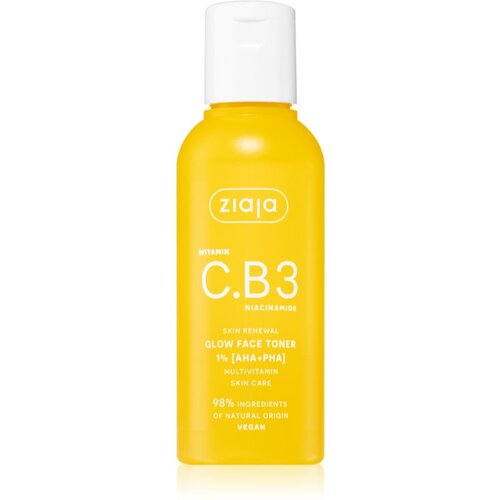 Ziaja Vitamin C.B3 Niacinamide eksfoliacijski čistilni tonik s kislinami 1% [aha+pha] 120 ml Cene