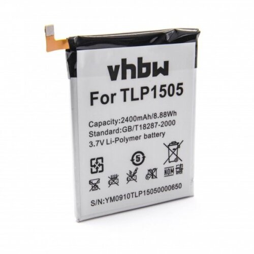 VHBW Baterija za Wiko Ridge, 2400 mAh Slike