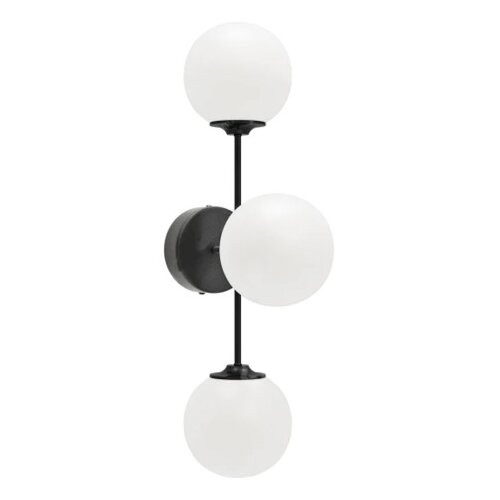Master Lampa zidna kugla opal G9 3x40W SB3349-3W crna Slike