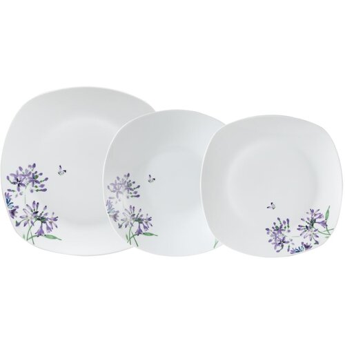 Alpeks Home ALPEKSHOME, JEDILNI SERVIS CVETJE, 18 DELNI SET KROŽNIKOV, (22153443) Slike