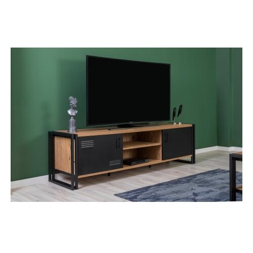 Hanah home Set TV komoda i klub stolić bež-crni Cijene
