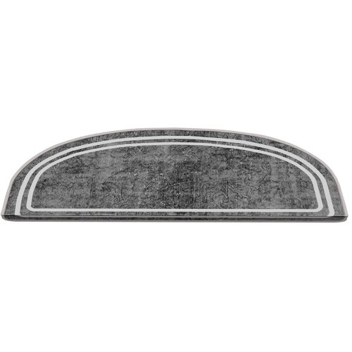 Vitaus Sivi komplet preprog za stopnice 16 ks 20x65 cm Plain &amp;ndash; Slike