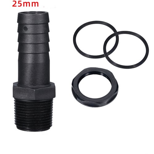 INF Plastični nastavek za sod - 25 mm adapter za PP &amp;scaron;obo z enim navojem, (21275608) Slike