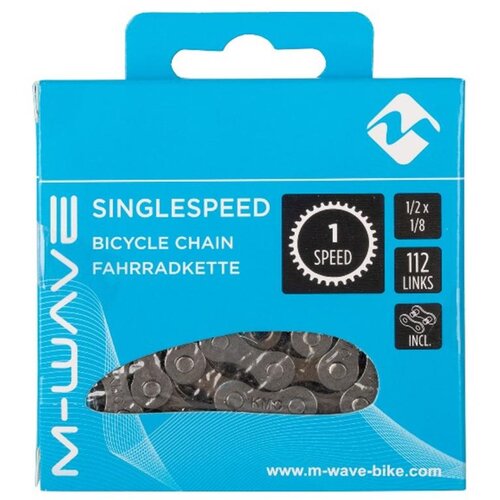  Lanac &amp;#039;1-brzina M-WAVE 1/2x1/8 smeđi Slike