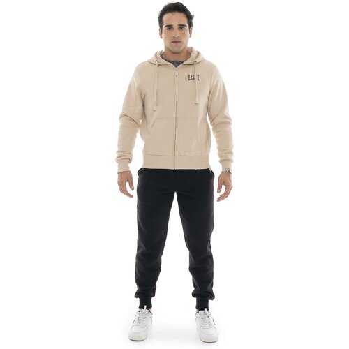 Leone 1947 Trenirka komplet Man Suit Fleece Hoody Zipped Bež Cene