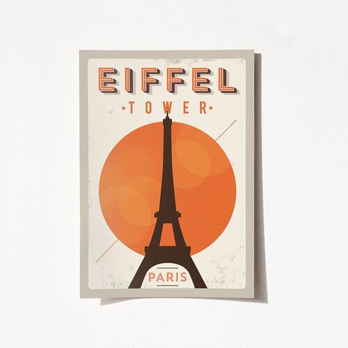Wallity poster Eiffel Paris-1949, 29,7x42 cm Cene