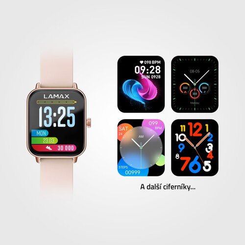 LAMAX Electronics BCool 2 Play pametna ura za otroke Rose Gold 1 kos Slike