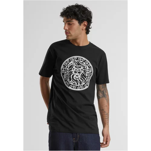 MT Men Men's T-shirt Lion Face - black