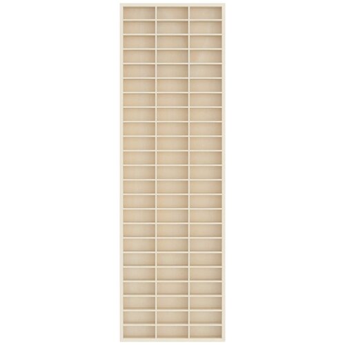  Ormar za izlaganje na zidu s policom Zidne Bež 30 x 4,5 x 96 cm Slike