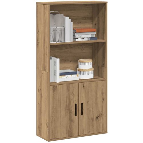 VidaXL Knjižna omara artisan hrast 60x24x120 cm inženirski les Slike
