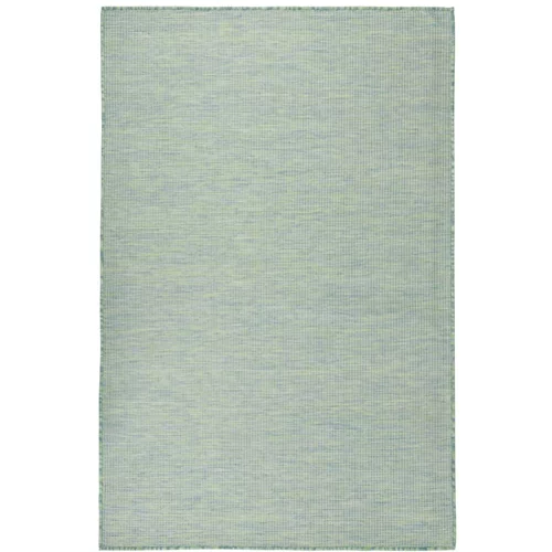 vidaXL Vanjski tepih ravnog tkanja 100 x 200 cm tirkizni