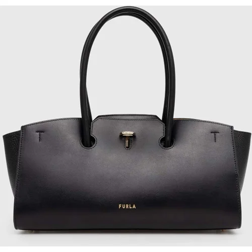 Furla Usnjena torbica črna barva, WB01254 BX0053 O6000