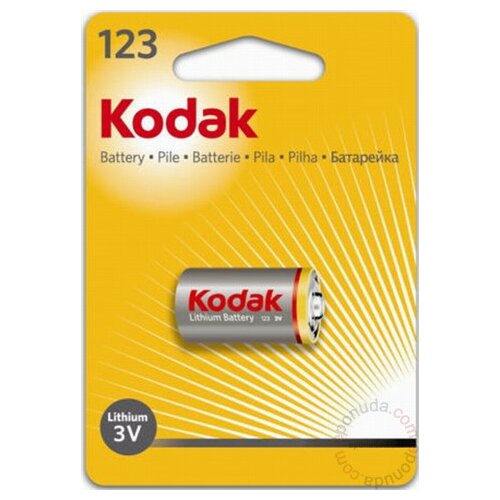 Kodak K123A 3V litijumska baterija Slike