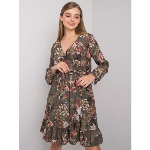 Och Bella Dress-TW-SK-BI-H2515.38X-khaki Slike