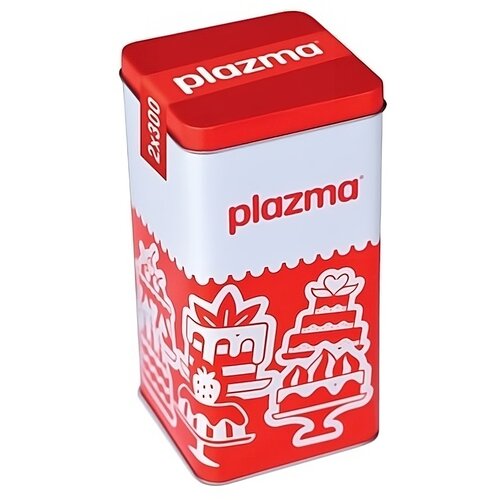 PLAZMA set mleveni keks 2x300 g + limena kutija Cene