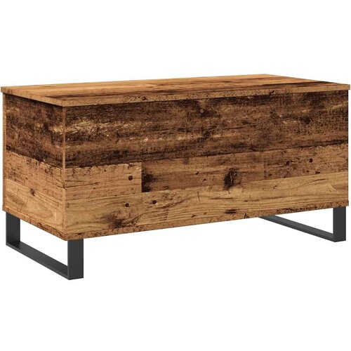  Stolić za kavu boja staro drvo 90x44,5x45 cm konstruiranog drva Slike