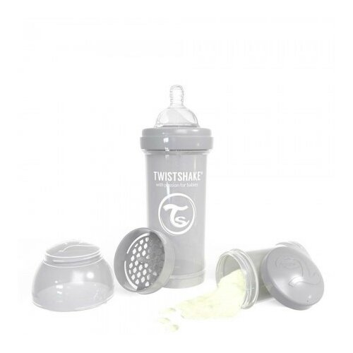 Twistshake flašica za bebe 260 ml pastel grey ( TS78260 ) TS78260 Cene