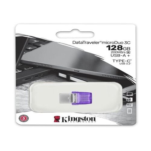 Kingston DT microDuo 3C 128GBUSB Type-A and USB Type-C portUp to 200MB/s read Cijene