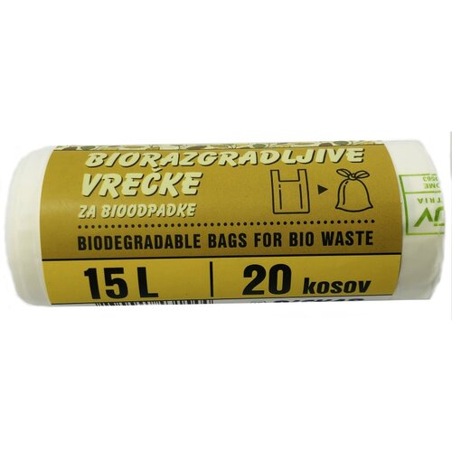 PISKAR Biorazgradljive vrečke za odpadke Piskar (15 l, 20 kos) Cene