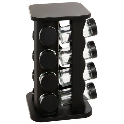 Five Stalak za 16 začina metal crna (203071) Cene