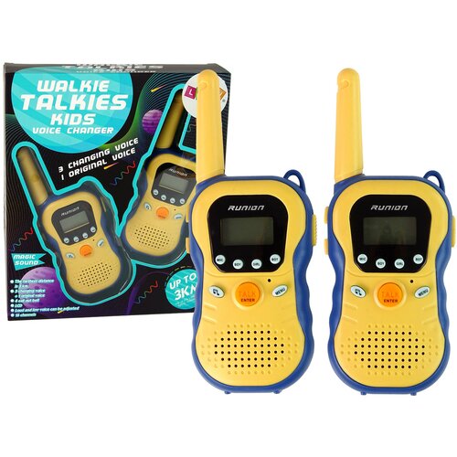 Lean Toys Otro&scaron;ki set Walkie Talkie do 3km rumena Cene
