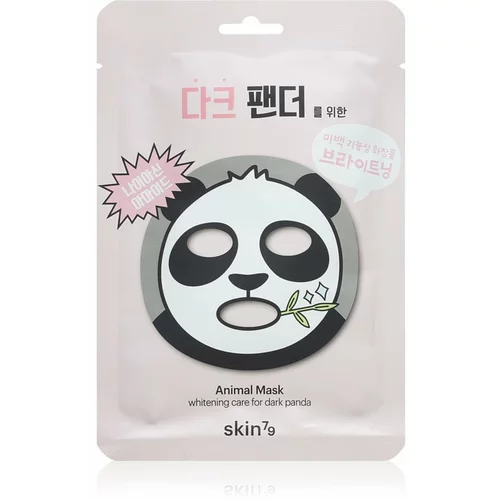 Skin79 Animal For Dark Panda revitalizacijska tekstilna maska 23 g