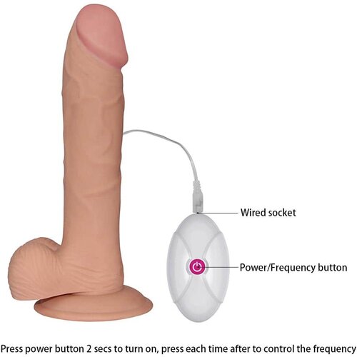 Lovetoy 2024 Vibracijski Penis The Ultra Soft Dude 9 Slike