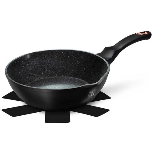 Berlinger Haus globoka granitna ponev 24cm črna roza BH-6184, (21237694) Slike