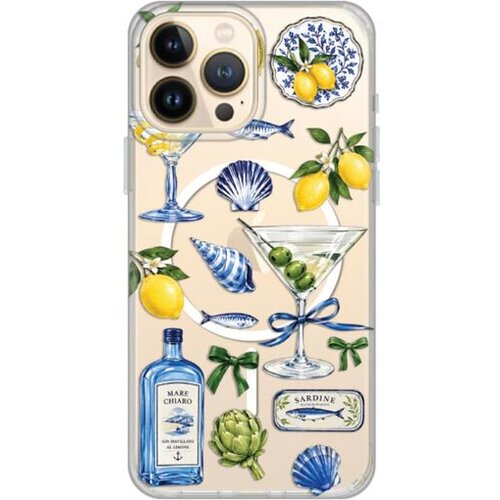  Maska za telefon iPhone 13 Pro Max Mediterranean Martini Print MagSafe Slike