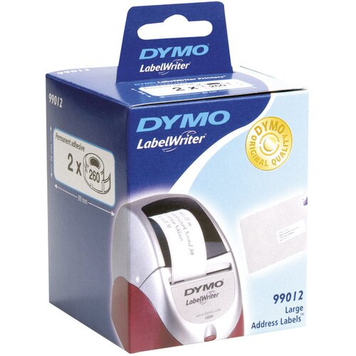  ETIKETE U ROLI- 89X36MM PK2 DYMO 99012 BIJELE BLISTER Cene