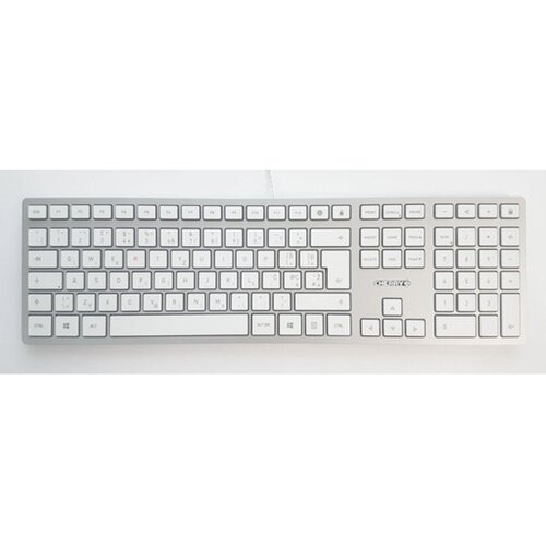 Cherry tipkovnica KC 6000 Slim, siva, USB, UK SLO g. Cene
