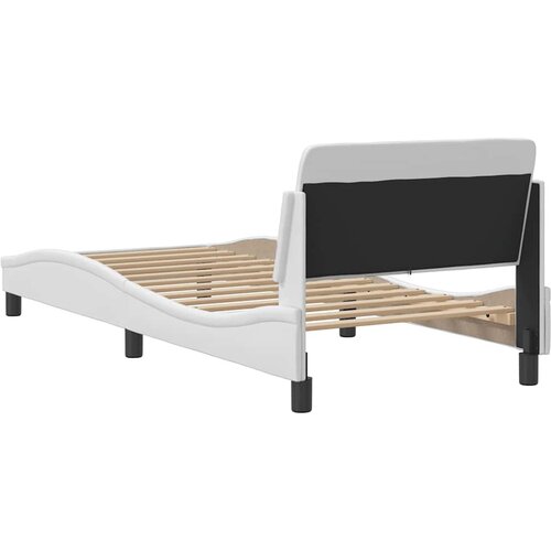  Okvir za krevet Dover bijela 90x200 cm od umjetne kože Slike