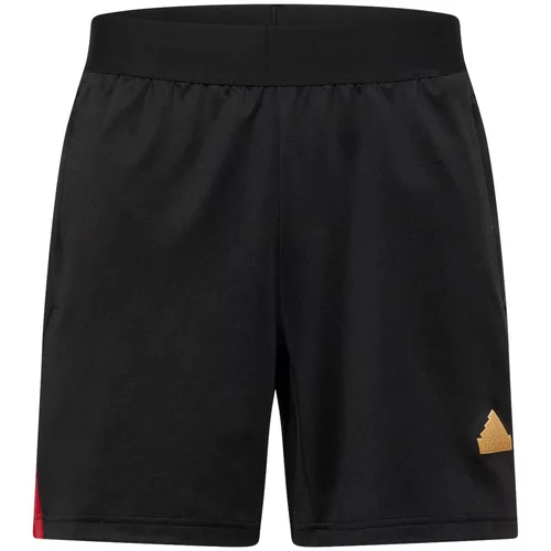 ADIDAS SPORTSWEAR Sportske hlače 'TIRO' zlatna / crvena / crna