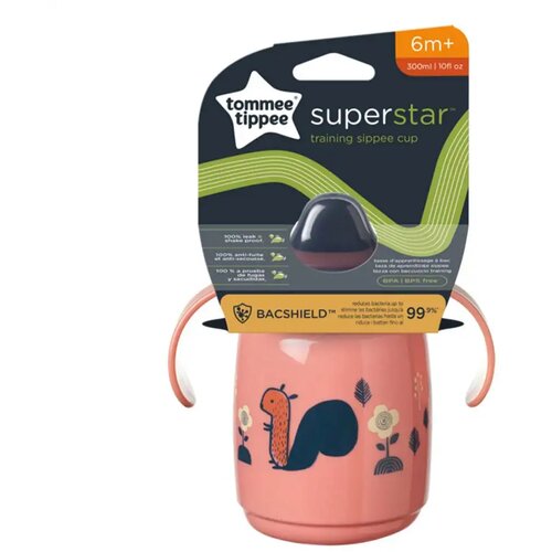 Tommee Tippee Tommee Tippee: Superstar ča&amp;scaron;a za piće u ružičastoj boji 300 ml (6 mj+) Slike