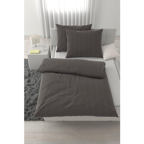 Premium Living Posteljnina Xenia Streif Xxl, Antracit, 2x60/80, 200/200 Slike