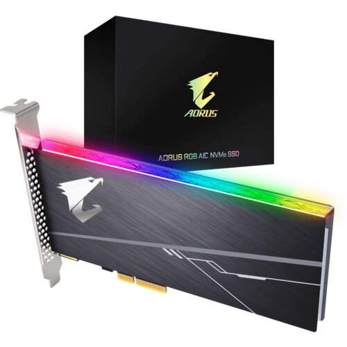 Gigabyte gb eros rgb aic nvme ssd 512 gb ssd pogon, (20531423) Slike