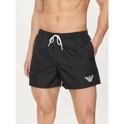 Emporio Armani Underwear Kopalne hlače 211752 4R438 00020 Črna Regular Fit