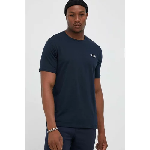 Billabong Pamučna majica boja: tamno plava, glatki model
