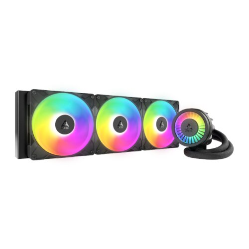 Arctic LIQUID FREEZER III PRO 420mm A-RGB vodno hlajenje za INTEL/AMD procesorje (črn) Cene