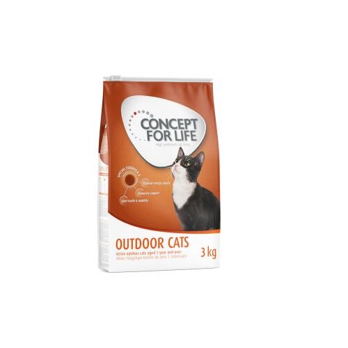 Concept for Life Outdoor Cats - izbolj&scaron;ana receptura! - Varčno pakiranje: 3 x 3 kg Cijene