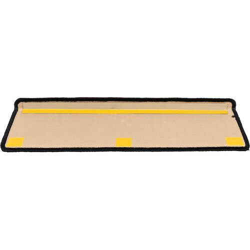  Otirači za stepenice samoljepljivi 10 kom 65x21x4 cm crno-sivi Slike