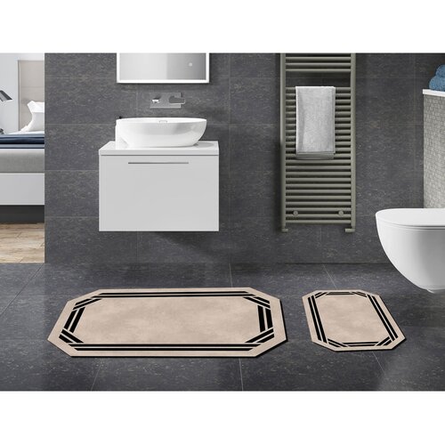 Hanah home set 2 prostirke za kupatilo Krem Cene