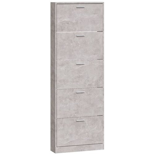  za cipele boja betona 59x17x169 cm konstruirano drvo Slike