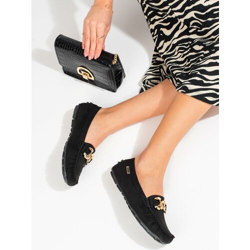 marka niezdefiniowana Shelovet classic women's loafers black Cene