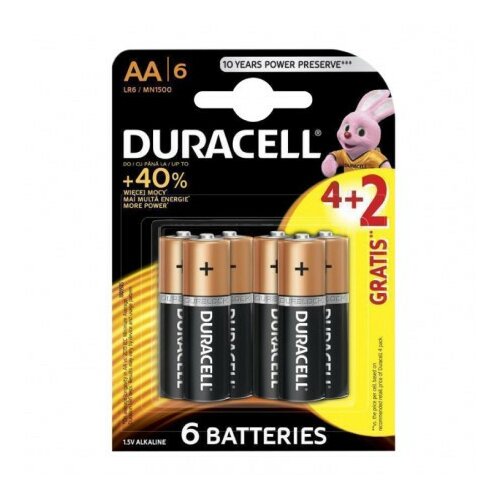 Duracell basic LR6 1/6 1.5V alkalna baterija pak. Cene
