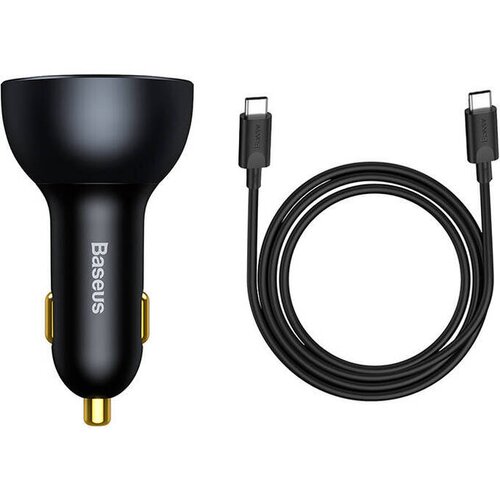 Baseus Qualcomm avtomobilski polnilnik, USB, 2x USB-C, 160 W (siv) Cene